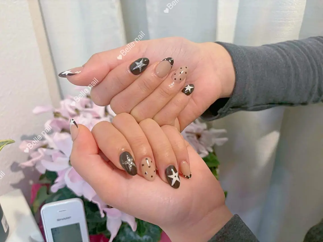 ネイル アートネイル 成人式 ジェルネイル ニュアンスネイル 夏ネイル アンアンBelle Nail 池袋のネイルデザイン