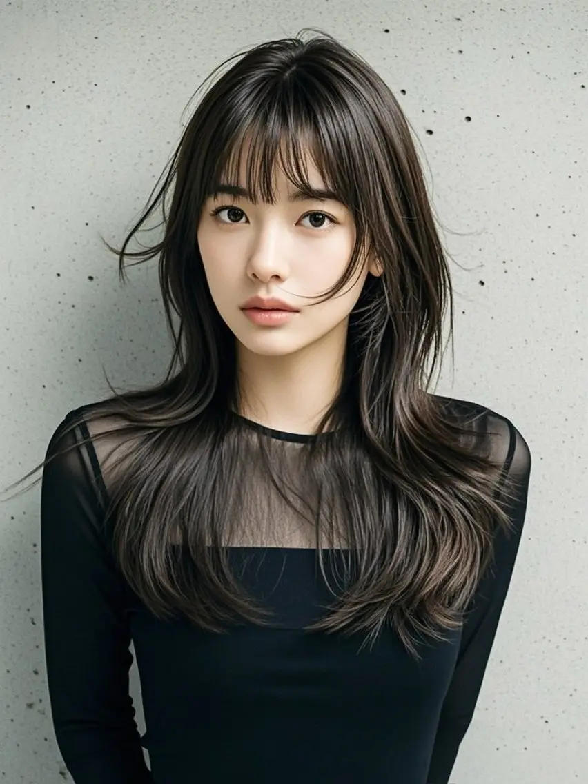 セミロング ショートボブ セミロングパーマ アッシュ ボブ くびれヘア カット ヘアカラー トリートメント ウルフカット 811 大阪梅田 ウルフのヘアスタイル