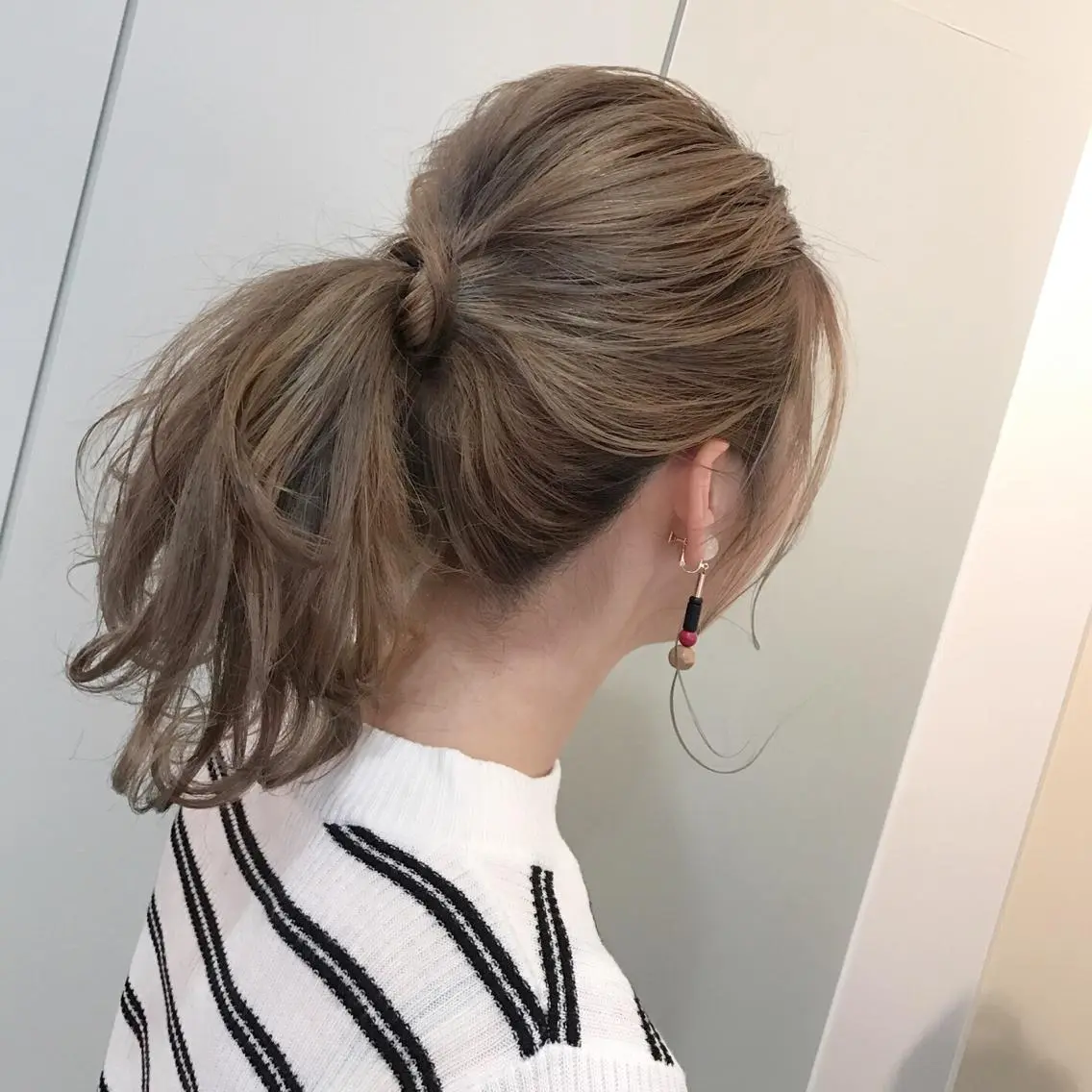 ロング カラー ブリーチ ブロンド イルミナカラー ショート特化 /天神大名/ハルナのヘアスタイル