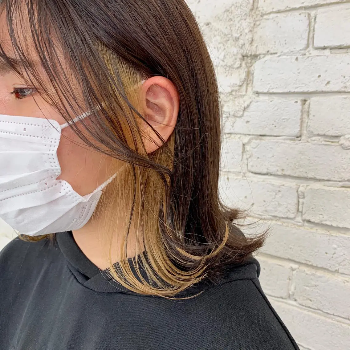 ミディアム カラー ダブルカラー インナーカラー 大阪韓国ヘア 🦋RINKAのヘアスタイル