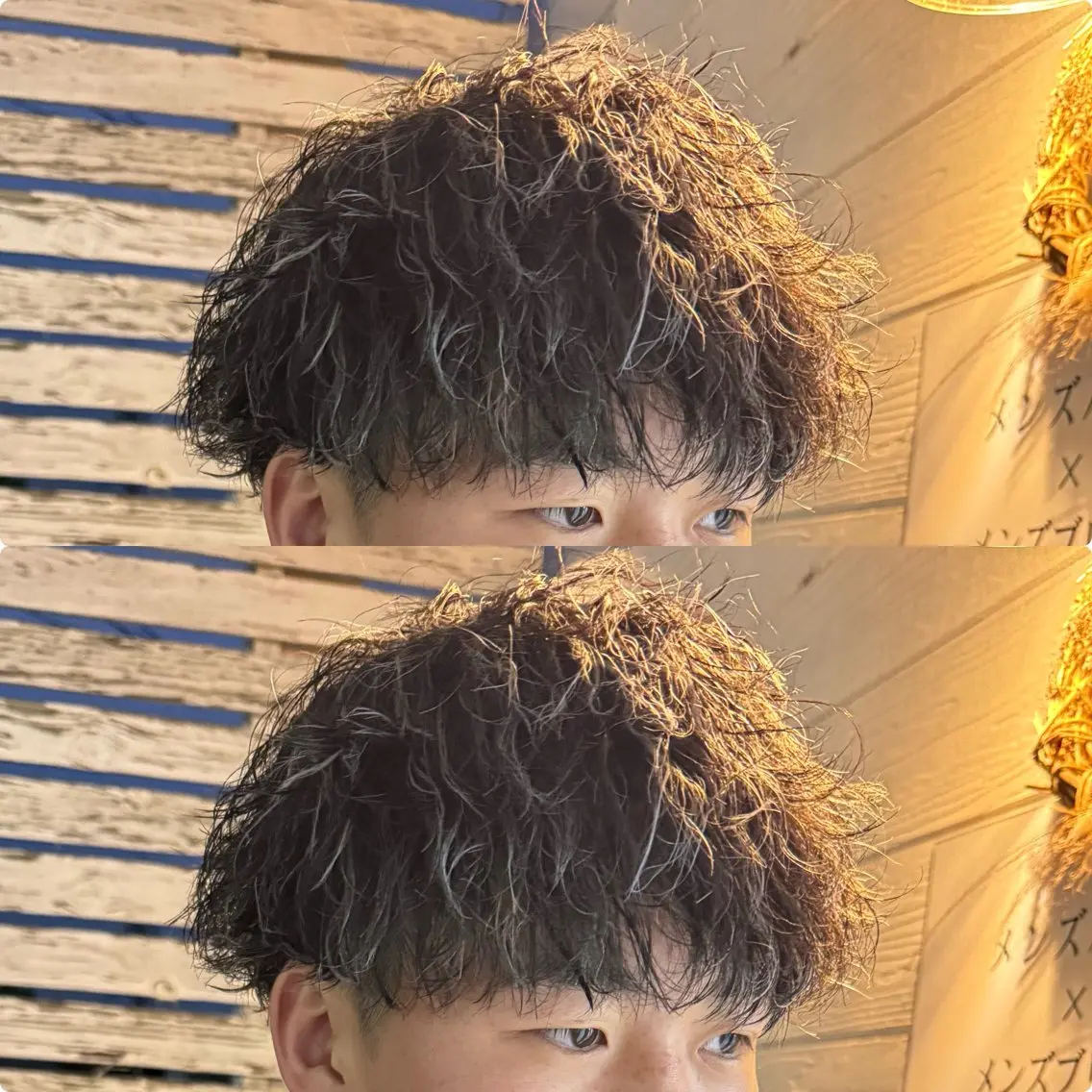 ショート カラー パーマ ヘアアレンジ メンズ カット ヘアカラー パーマ メンズ特化サロン ユウヘイのヘアスタイル