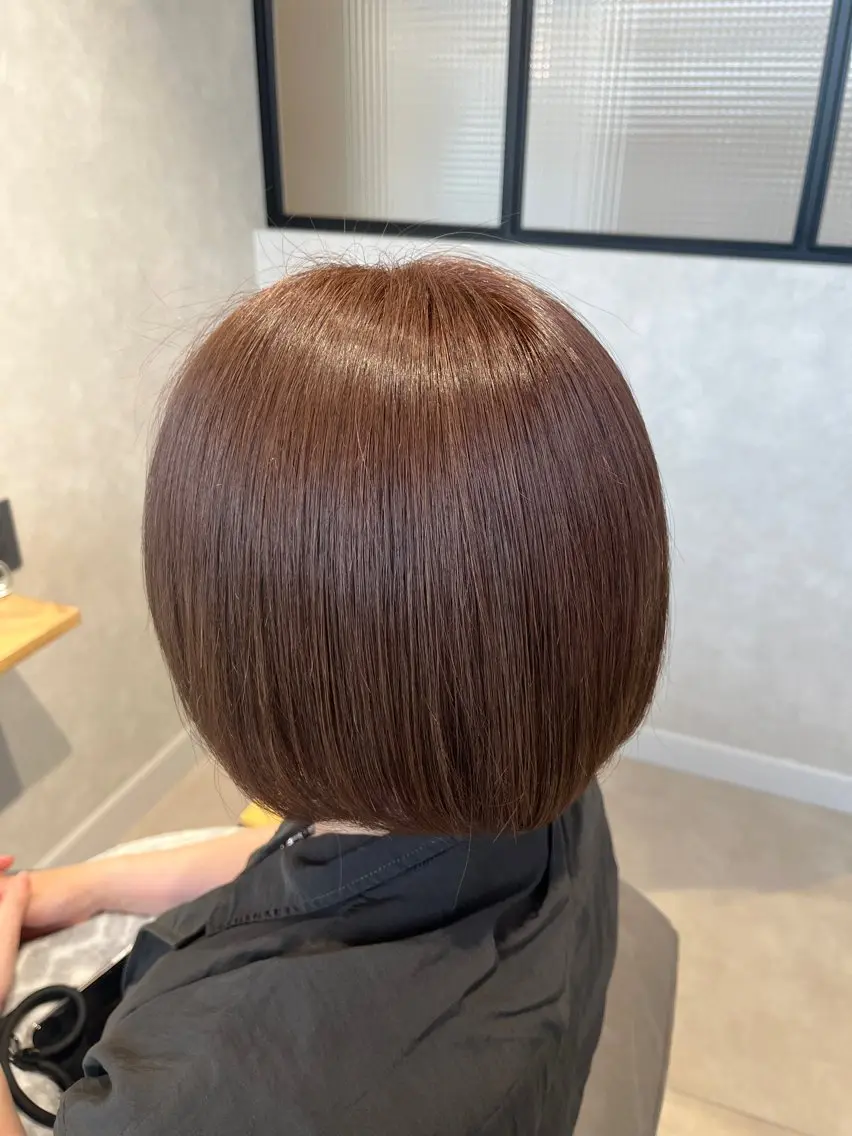 カラー ブリーチ ブラウンカラー ヘアカラー トリートメント 透明感カラー🪽/ 個室スパ🫧/はるかのヘアスタイル