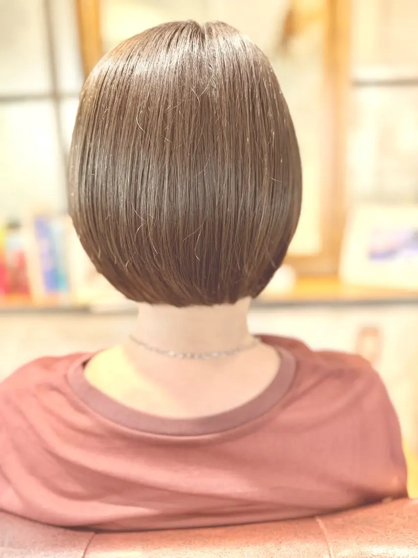 ショート カラー ボブ トリートメント Calenda/ パーソナル美髪サロンのヘアスタイル