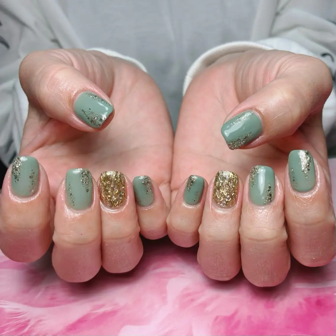 ショート ハンドネイル hs nail salonのネイルデザイン