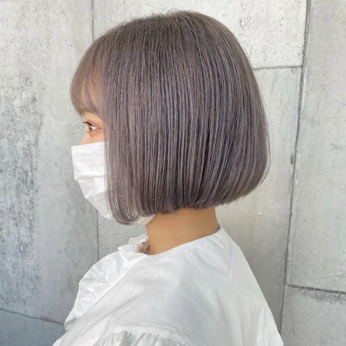 ショート カラー ヘアアレンジ ハイトーンカラー ボブ カット ヘアカラー トリートメント 東 寛道のヘアスタイル