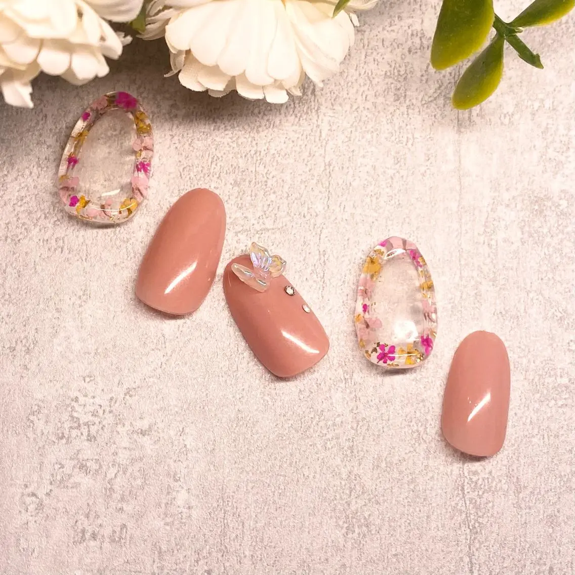 ネイル フラワーネイル ぷっくりネイル C's nailのネイルデザイン