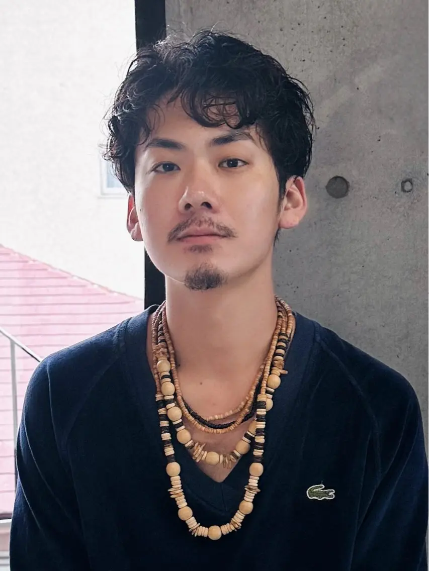 ショート パーマ メンズ カット パーマ トリートメント 前野 日奈のヘアスタイル
