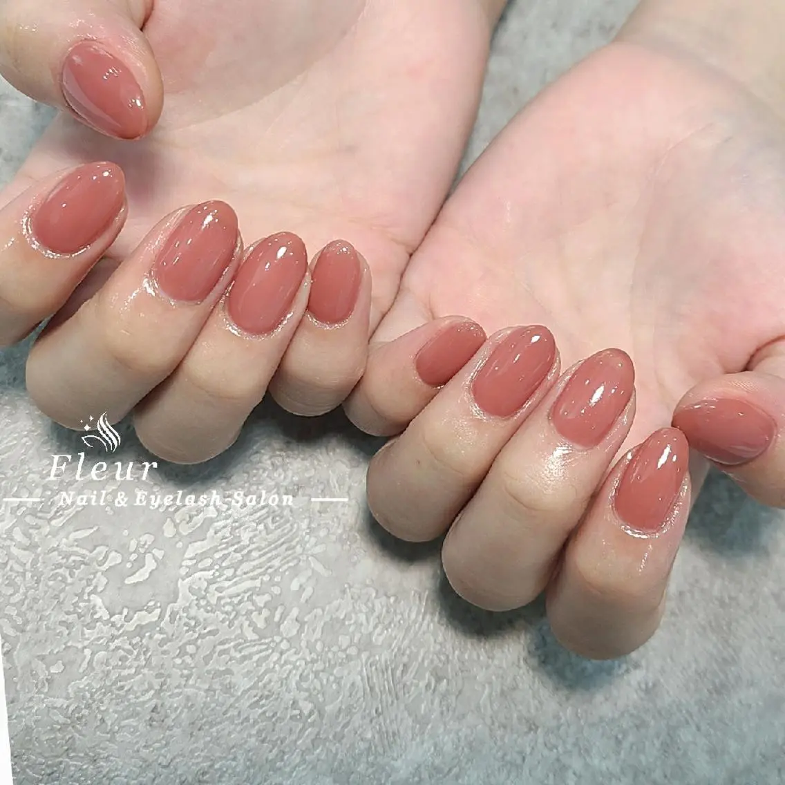 ネイル ワンカラーネイル nail&eye ♡Fleur♡のネイルデザイン