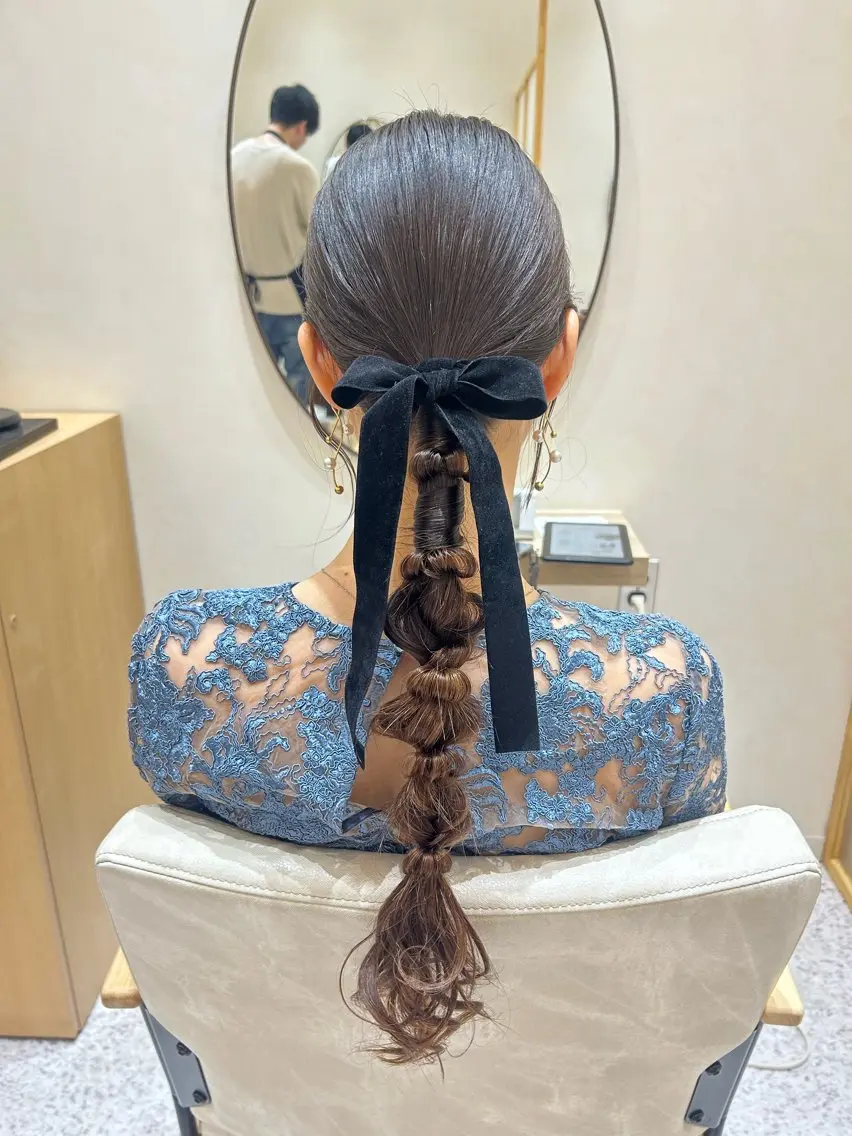 ヘアアレンジ Yamamoto 半個室美容室zinaのヘアスタイル