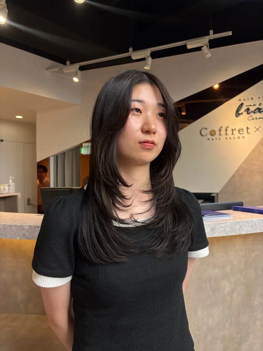 ロング み ゆのヘアスタイル