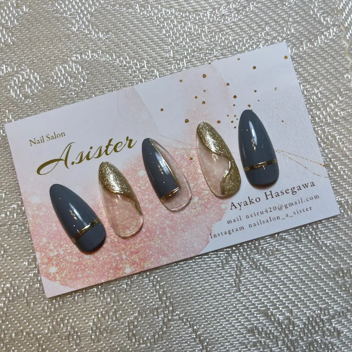 ネイル ニュアンスネイル nail salon 《A.sister》のネイルデザイン