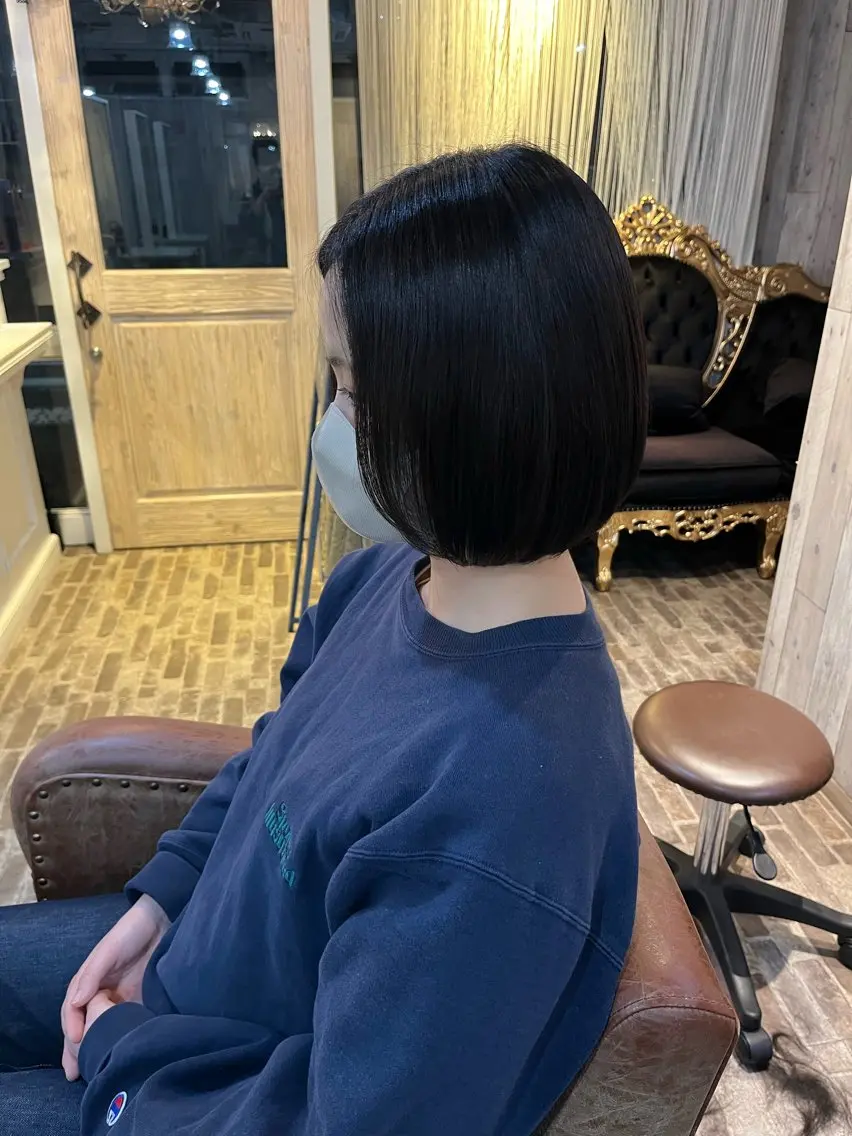 🪮オーガニックカラー➕トリートメント🧴✂️の写真