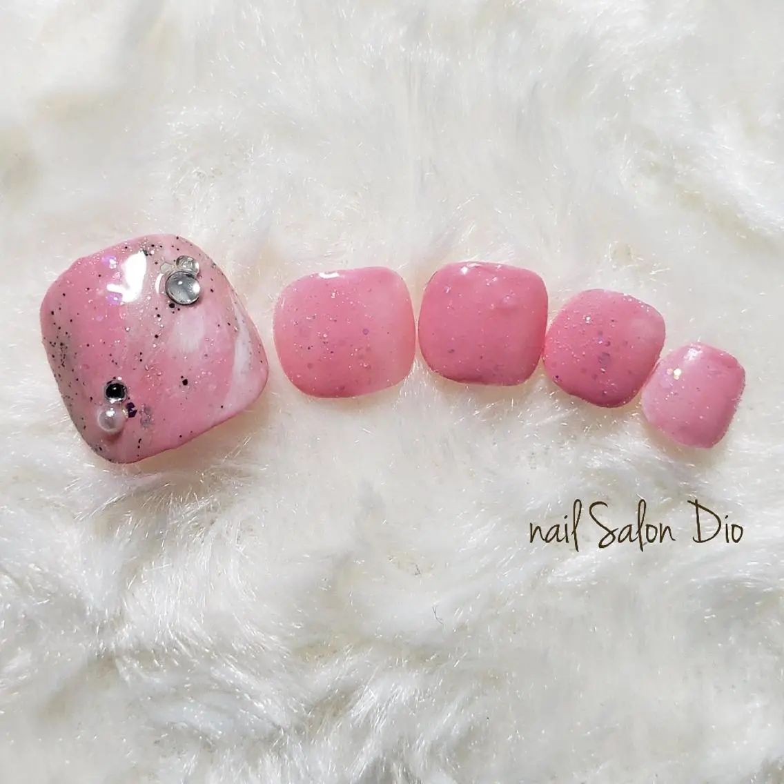 ネイル ニュアンスネイル ピンク Nail salon Dioのネイルデザイン