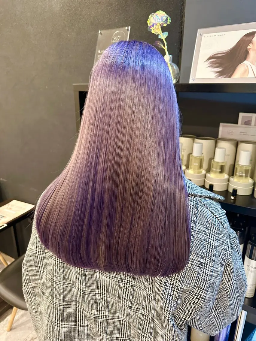 セミロング カラー カット ヘアカラー トリートメント 髪質改善特化【荻窪】 RYOTOのヘアスタイル