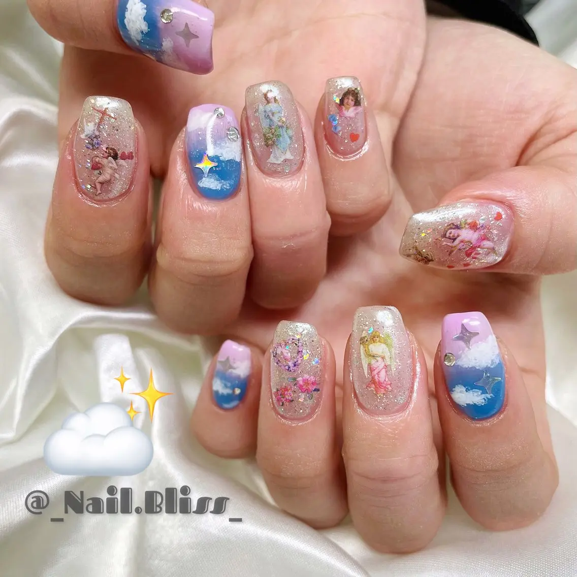 ネイル 持ち込み ハンドネイル NAIL BLISSのネイルデザイン