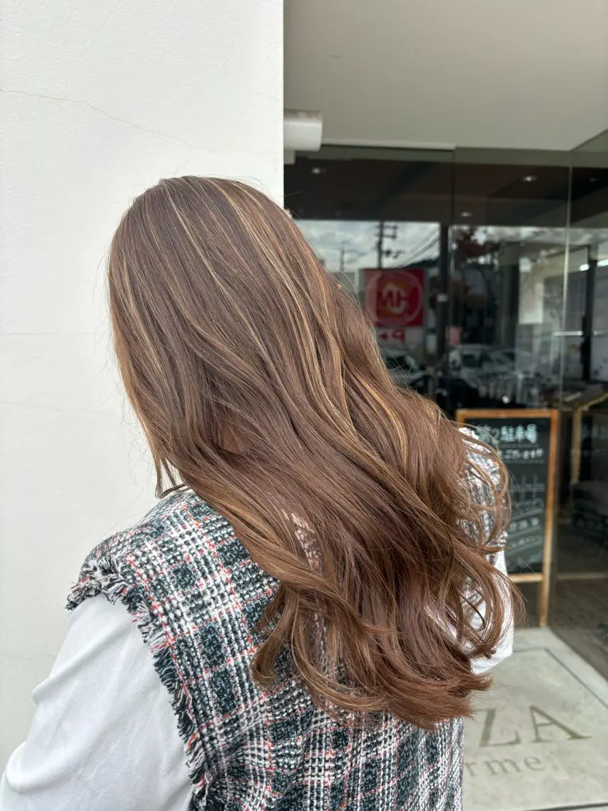 カラー ヘアカラー 落海 風花のヘアスタイル