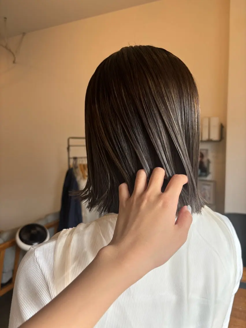 ショート カラー グレージュ ハイライトカラー ハイライト REIKA 【eito】のヘアスタイル