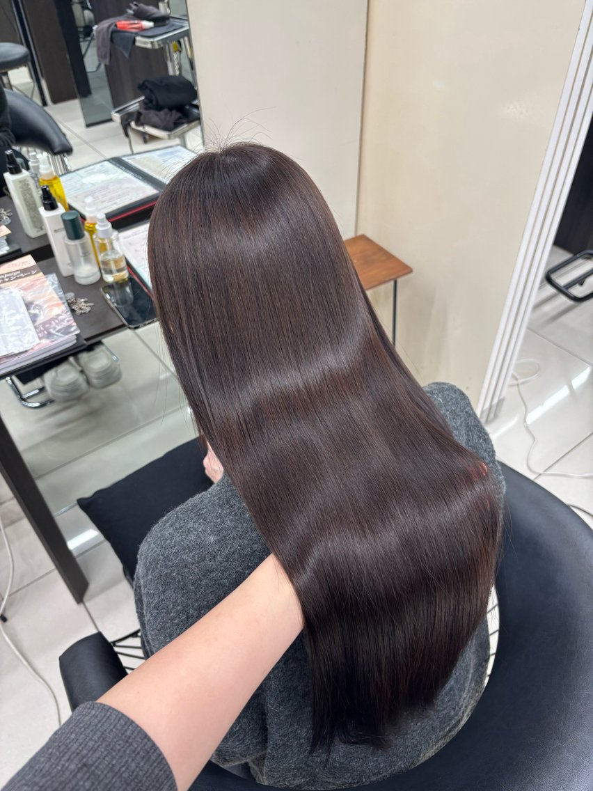 ロング トリートメント 髪質改善カラー✨ るな🕊🫧のヘアスタイル