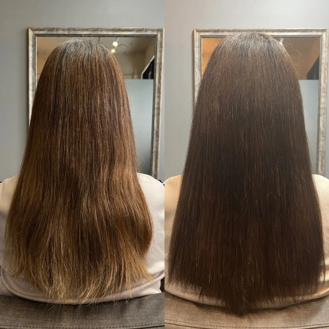 ロング カラー ブラウンカラー ナチュラルブラウン くせ毛 ヘアカラー 粥川 幸彦のヘアスタイル