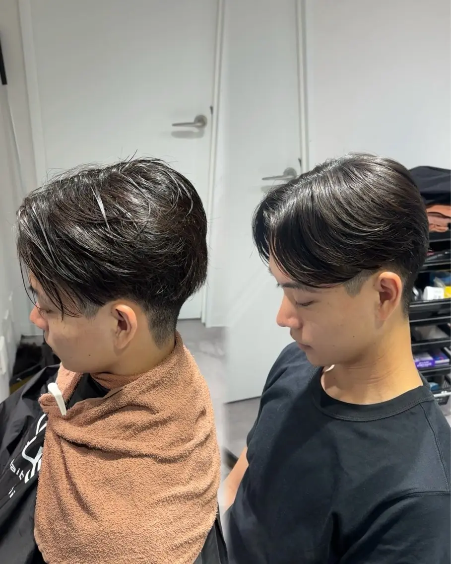 パーマ メンズ 縮毛矯正 カット 縮毛矯正 メンズ縮毛矯正 ulus高森蓮のヘアスタイル