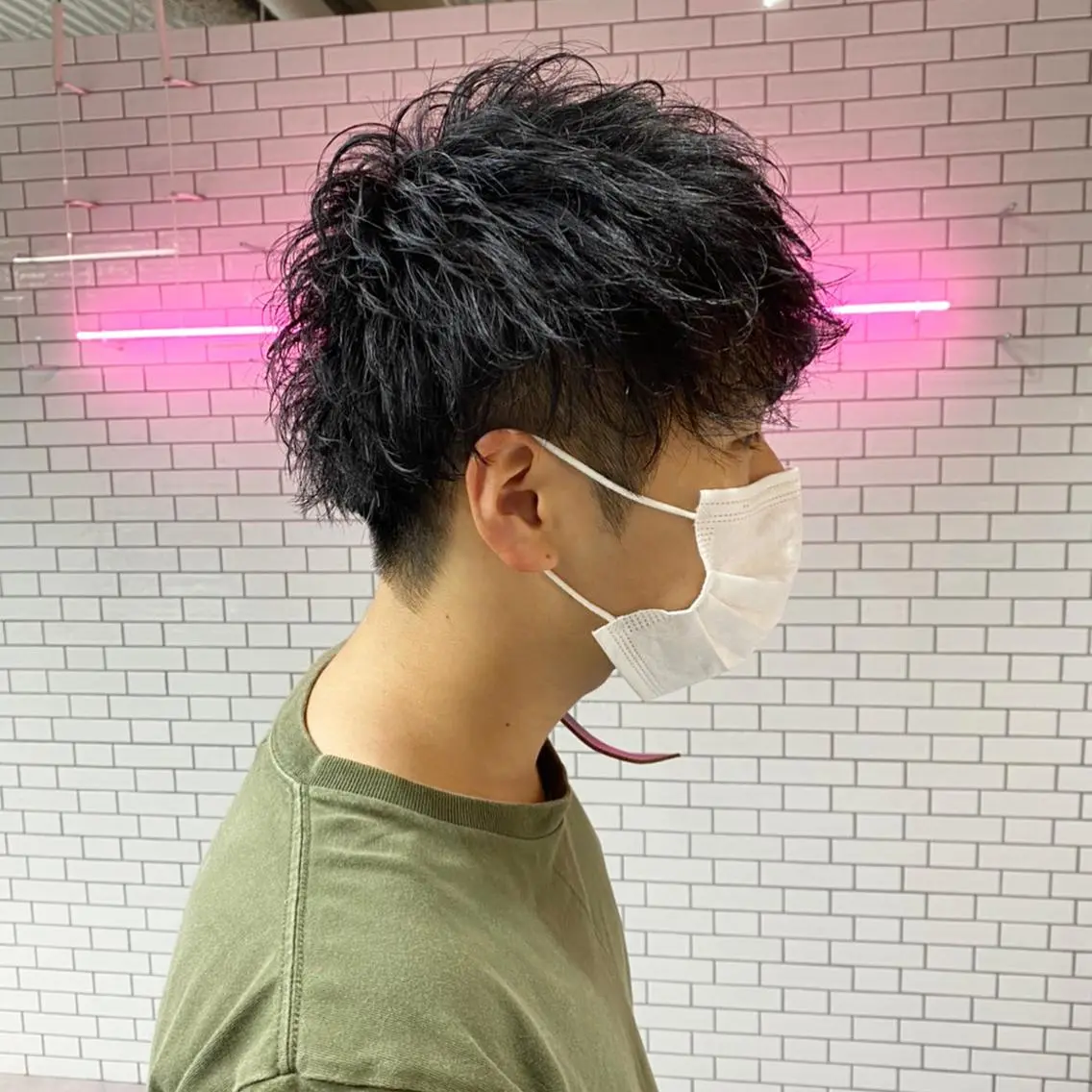 メンズ メンズパーマ 梅田中崎町メンズ 美容師ユースケのヘアスタイル