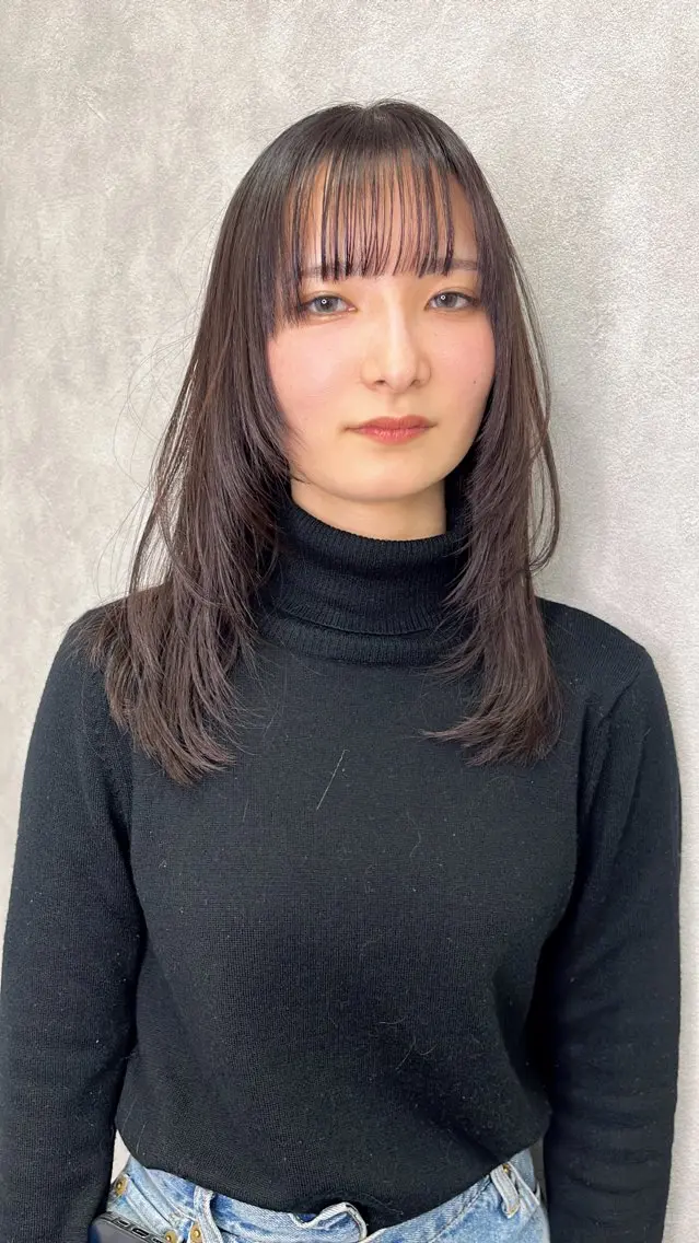 ミディアム レイヤーカット 🎀 Dico 🎀 MAKIのヘアスタイル