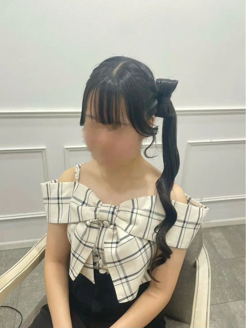 ロング 中村 心のヘアスタイル