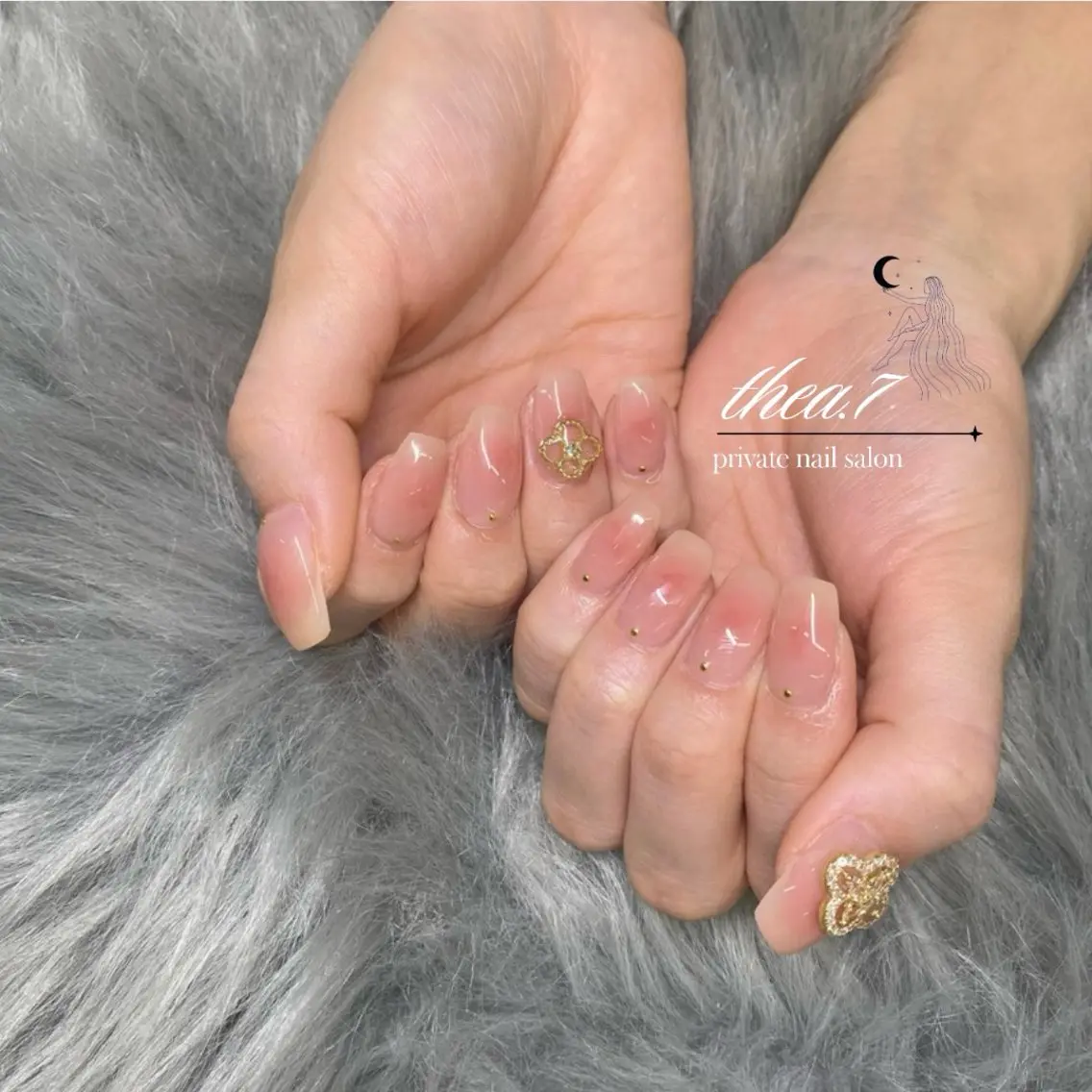 ネイル チークネイル ハンドネイル thea.7 【テアナ】のネイルデザイン
