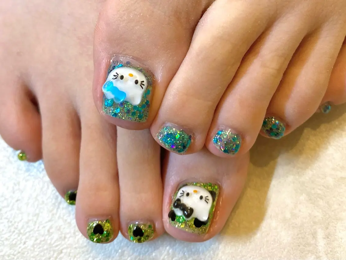 ネイル 持ち込み フットネイル Nail R 🌸Nonのネイルデザイン