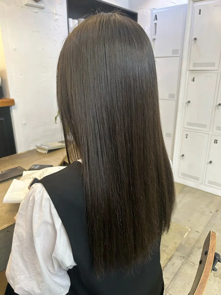 ✨️💙美髪矯正💙✨️縮毛矯正+うる艶トリートメントの写真