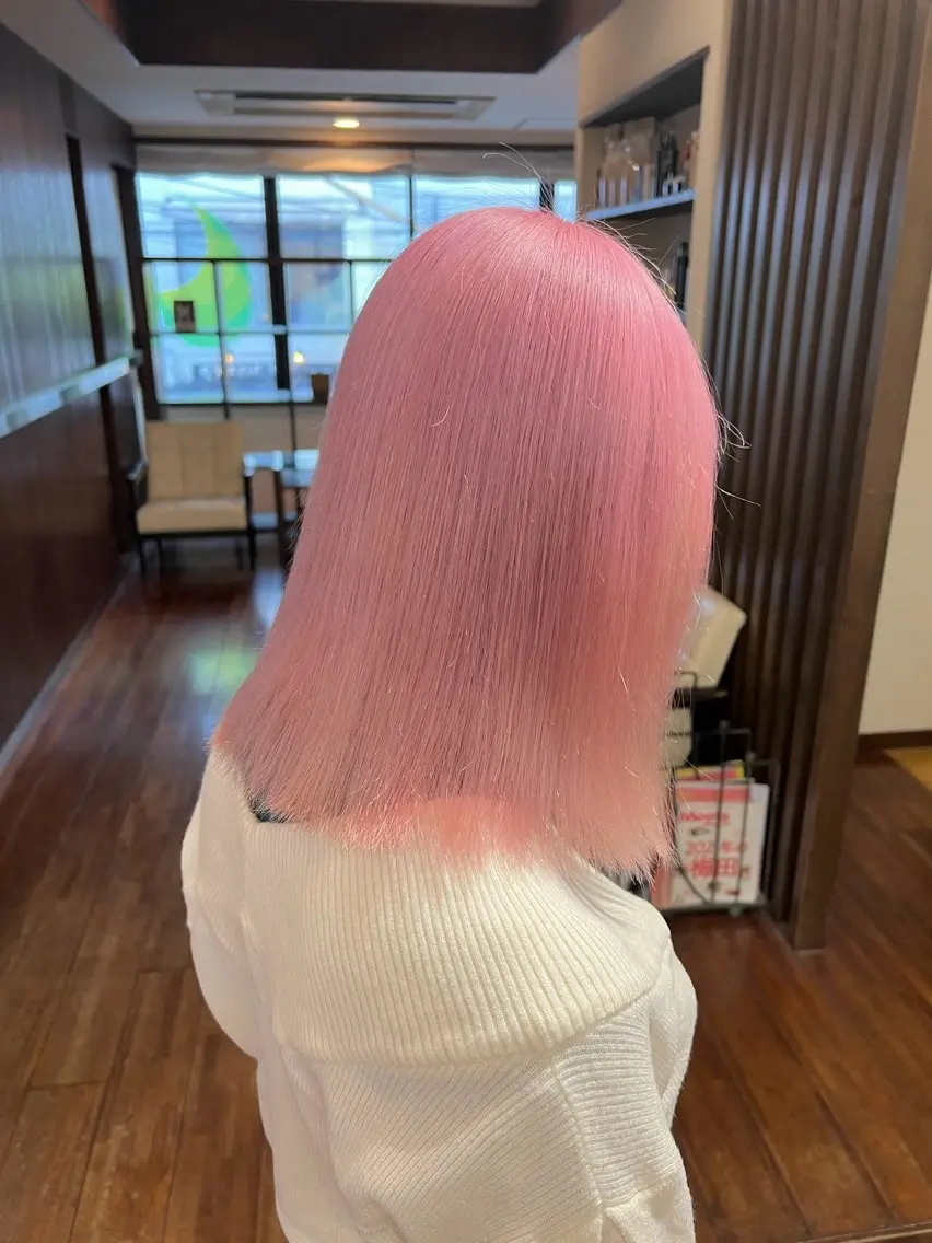 ミディアム カラー ブリーチ特化美容室 ☆selene☆のヘアスタイル