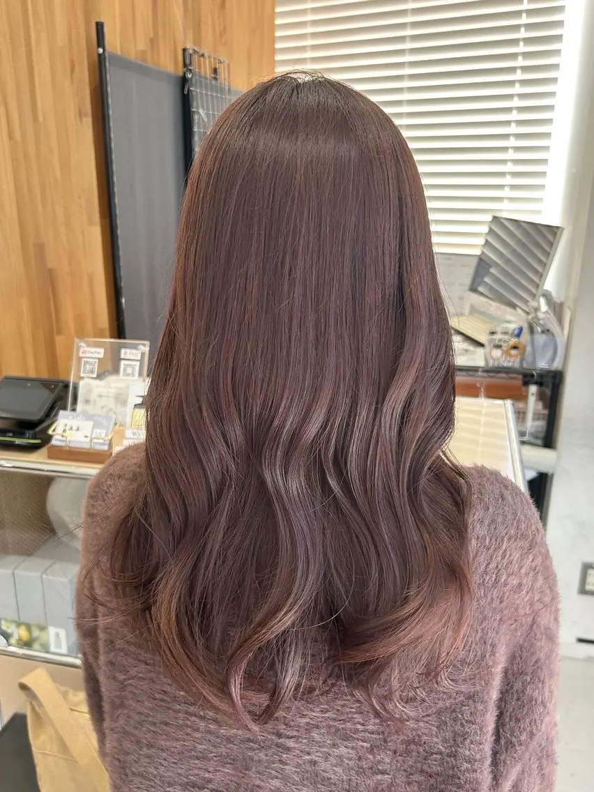 セミロング カット ヘアカラー トリートメント 韓国ヘア ‎⟡.·KANA🐥のヘアスタイル