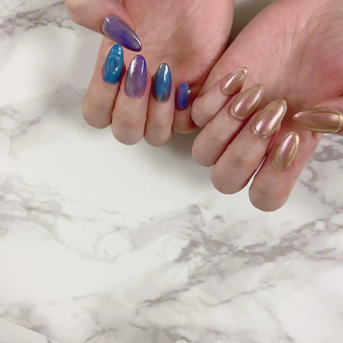 ネイル ミラーネイル SOL NAILのネイルデザイン
