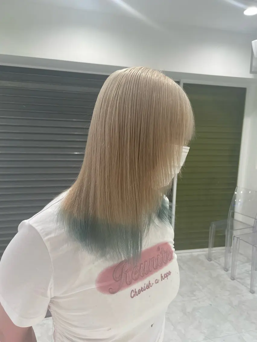 カラー ️🩷ハイトーン特化 RYUGA️🩵のヘアスタイル