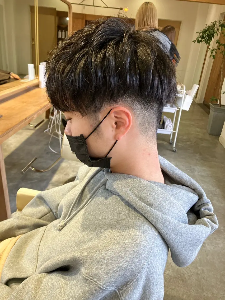 ショート メンズ カット 佐藤 悠生 メンズパーマ.カットのヘアスタイル
