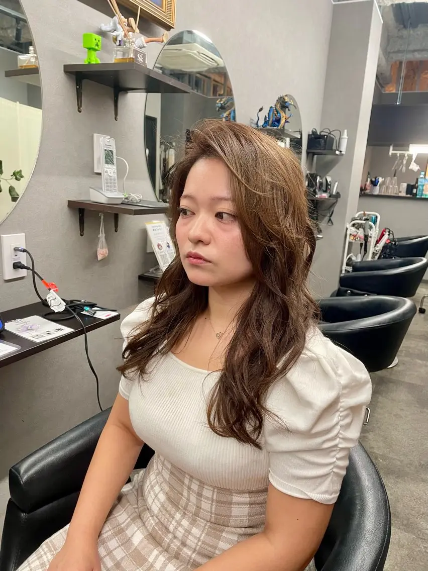 ロング カラー ヘアアレンジ 🌻ミラクル美容師 🌻✨クッポ✨のヘアスタイル