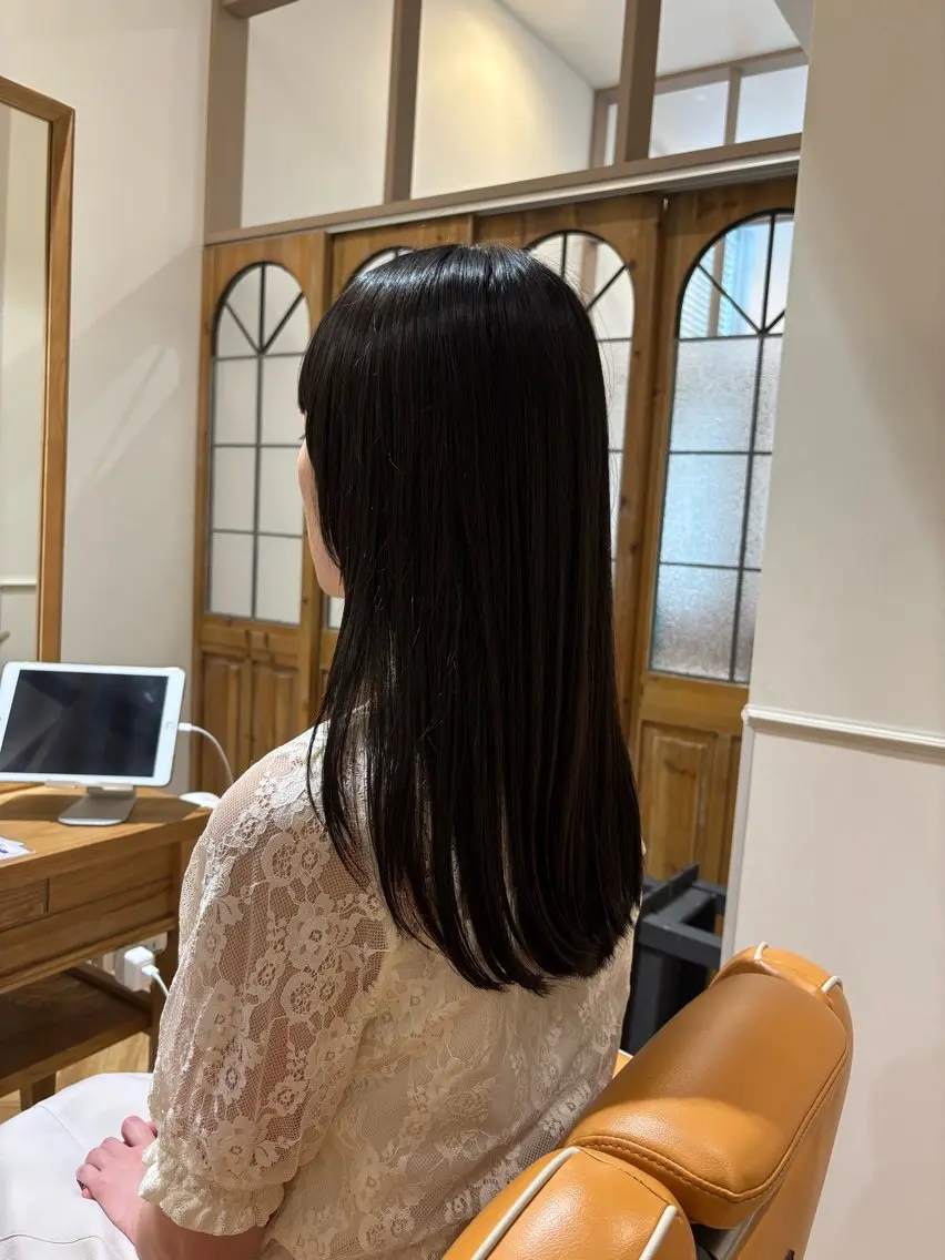 セミロング レイヤーカット カット きづな 🌷のヘアスタイル