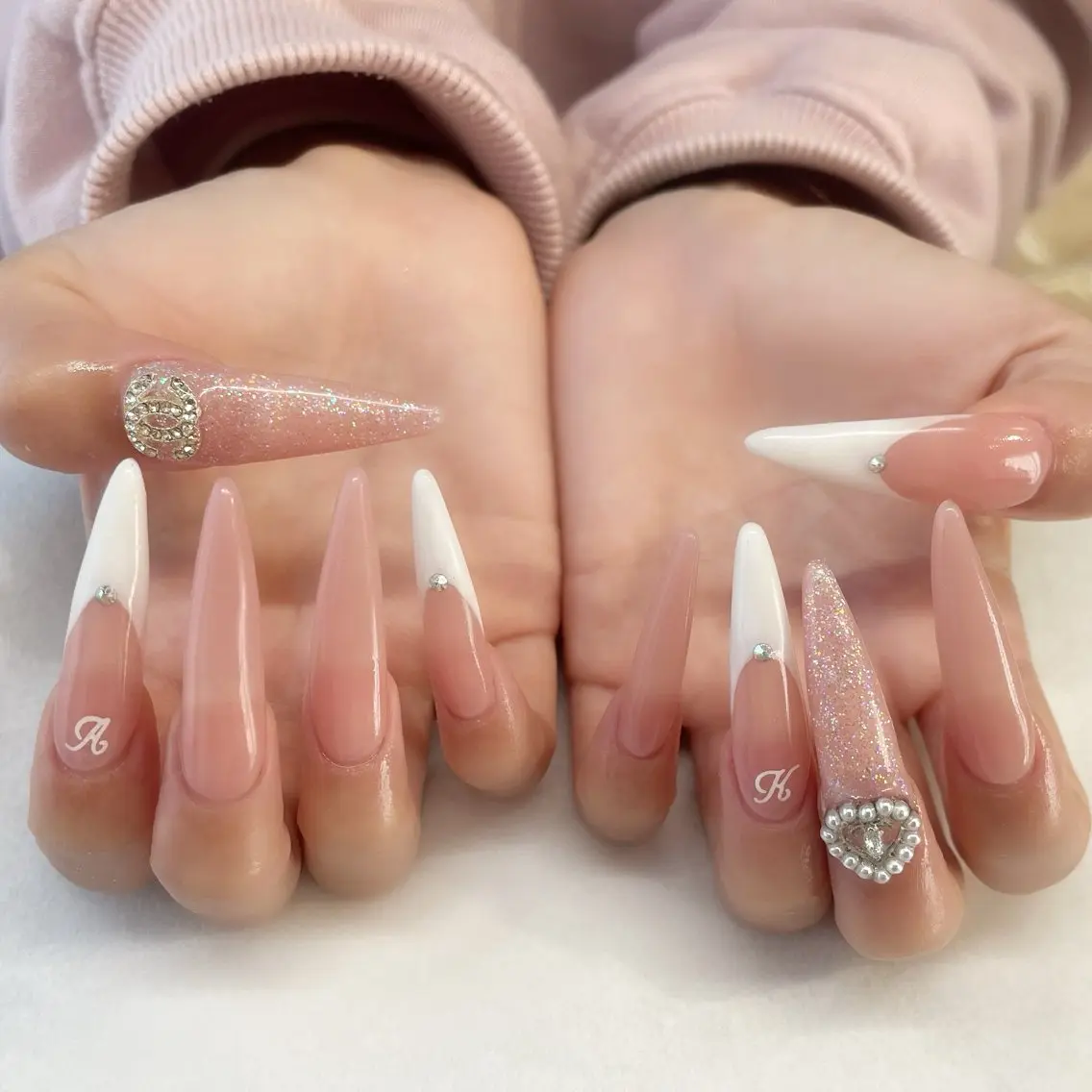 ネイル ハンドネイル 💎🐰 saki. m 🐰💎のネイルデザイン