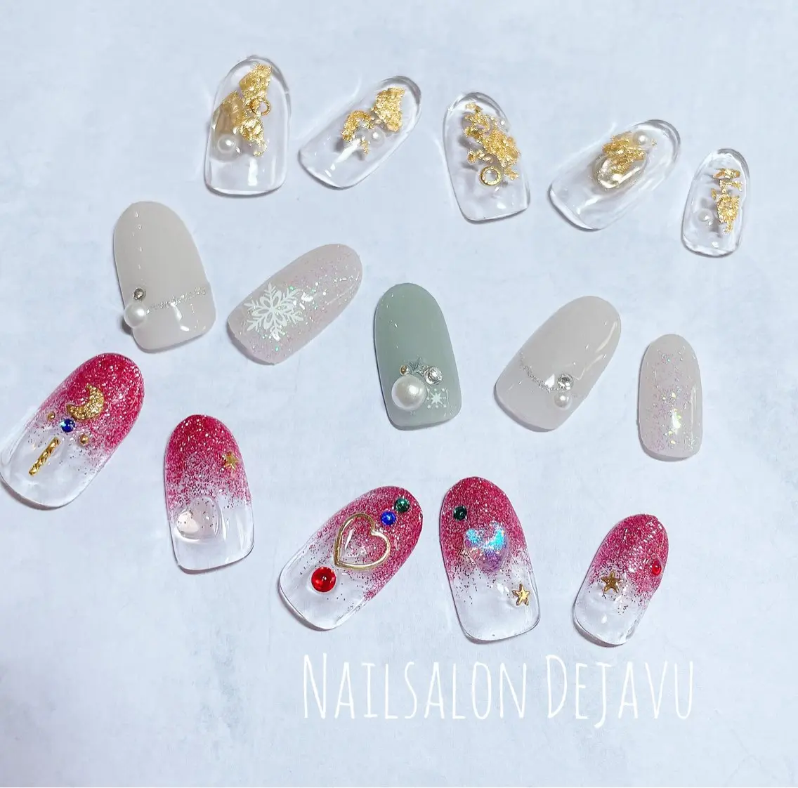 ネイル アートネイル シンプルネイル ハンドネイル Nail salon Dejavu 🌿のネイルデザイン