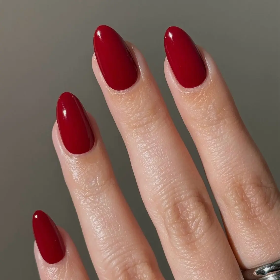 8/28 12:30-❣️赤ワンカラー💅【オフあり】パラジェル✨ベース&トップの写真