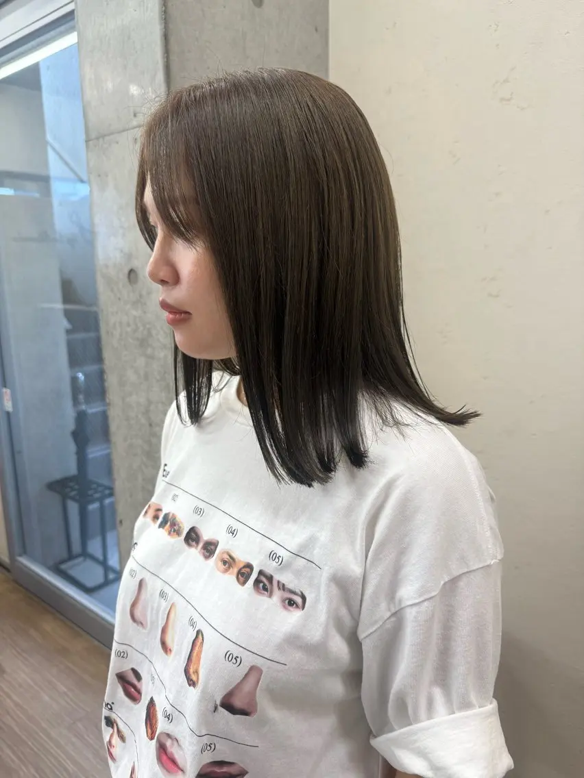 【小顔見えカット】似合わせカット×カラーの写真