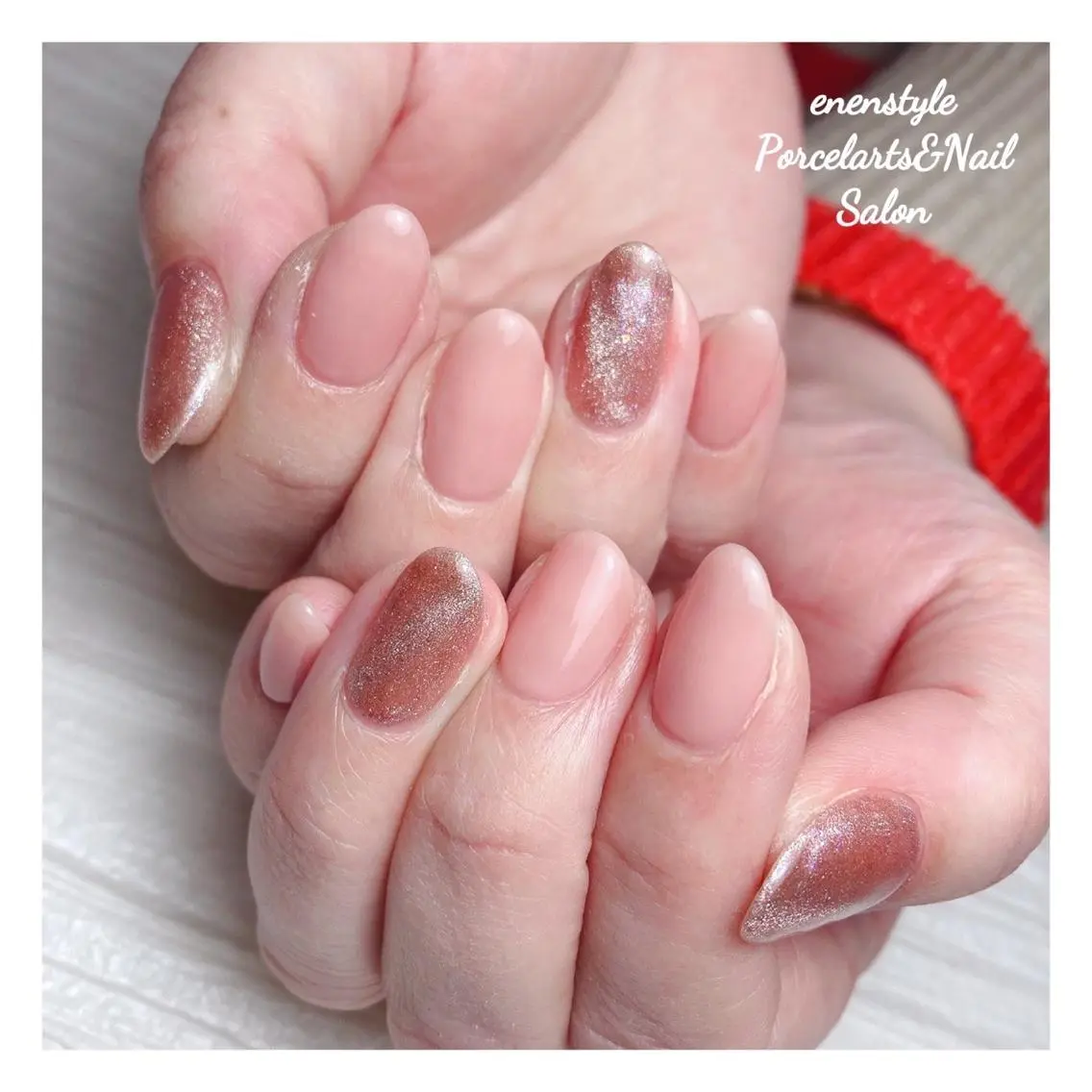 ミディアム ネイル 🐾enen style 🐾のネイルデザイン