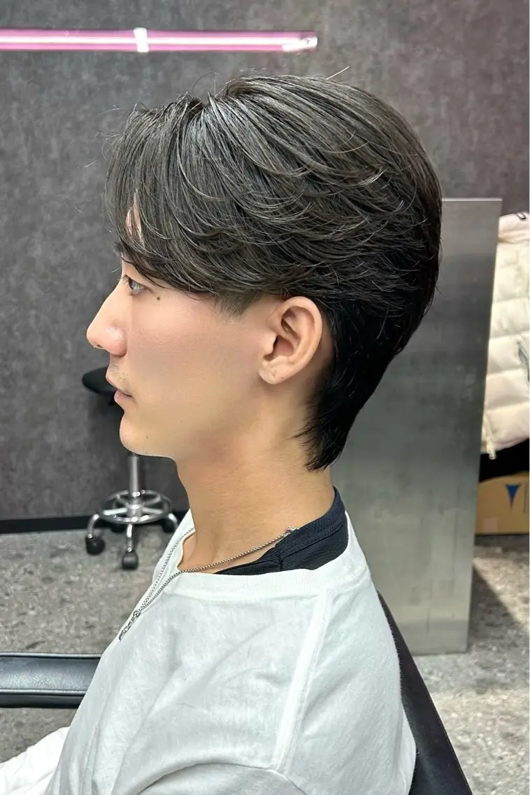 ショート カラー メンズ カット ヘアセット メンズスタイリスト 前田雄輝のヘアスタイル