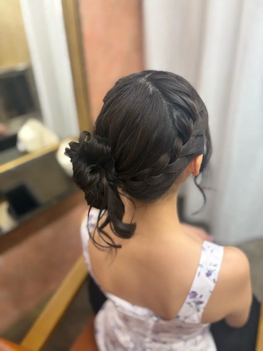 ロング ヘアセット Retsu /UniQのヘアスタイル