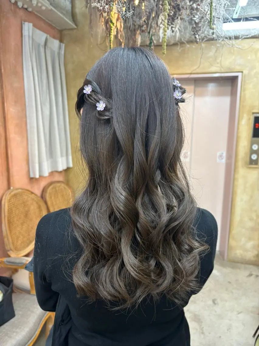 セミロング ヘアセット Retsu /UniQのヘアスタイル