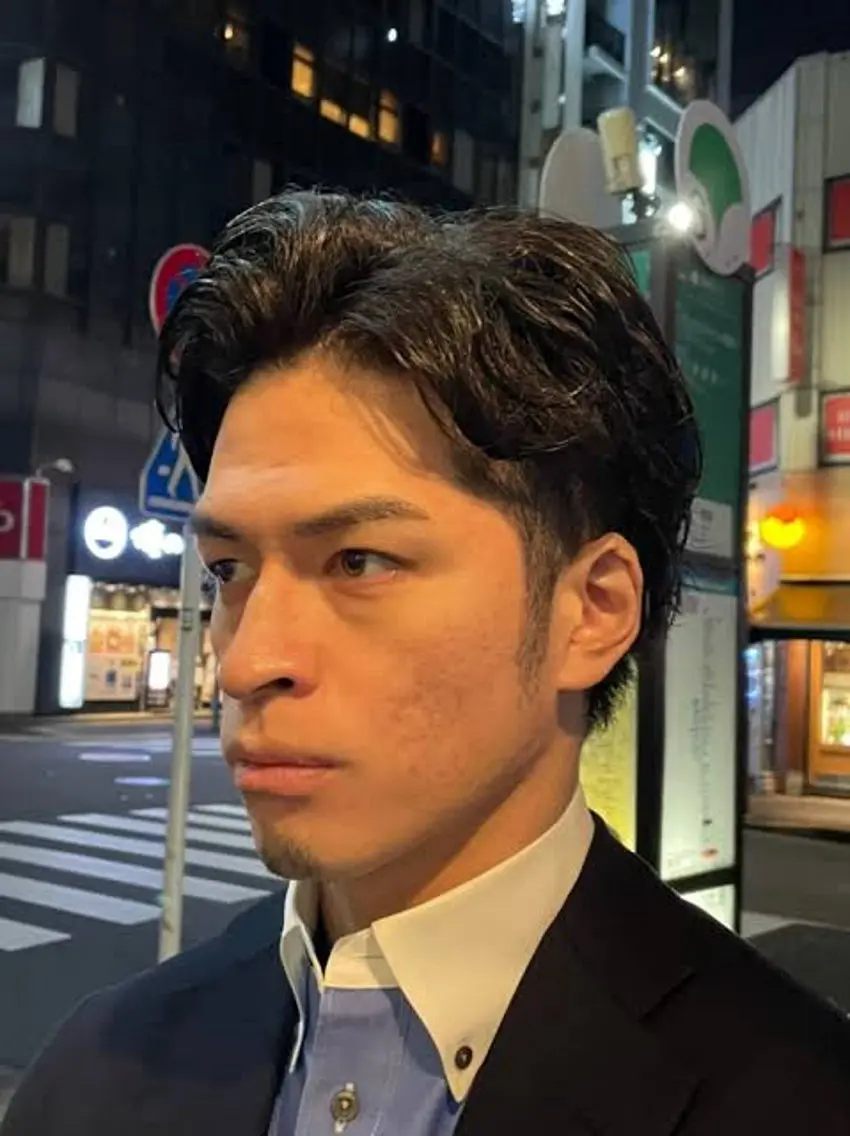 ショート メンズ 荒岡 洋宣のヘアスタイル