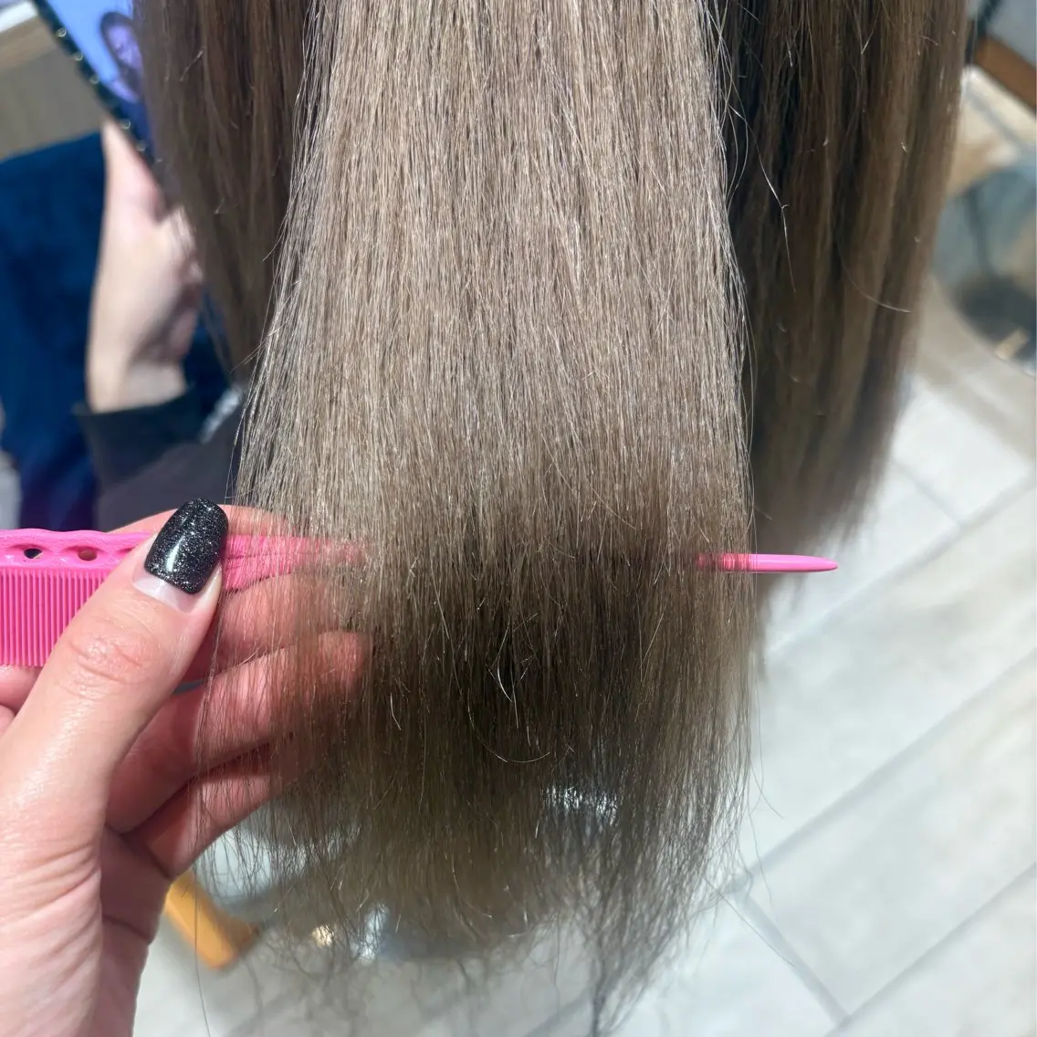 カラー ベージュカラー 透明感カラー ブリーチモデル募集中 𓂃⟡.· サヤのヘアスタイル