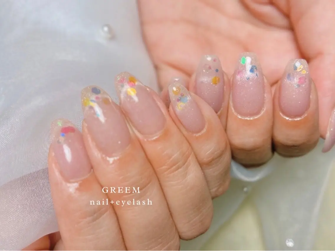 ネイル キラキラネイル ラメ(グリッター) ハンドネイル GREEM グリームのネイルデザイン