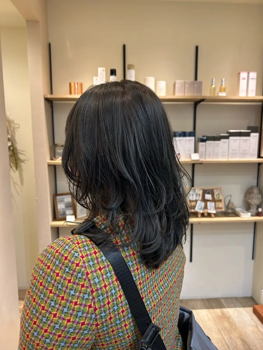 ミディアム ヘアカラー トリートメント ♥yelm ユウナ♥のヘアスタイル