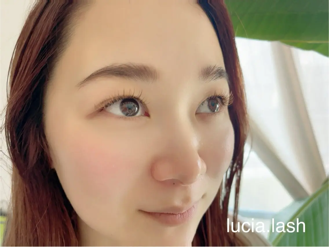 マツエク・マツパ カラーマツエク フラットラッシュ マツエク Lucia 小川のマツエク・マツパデザイン